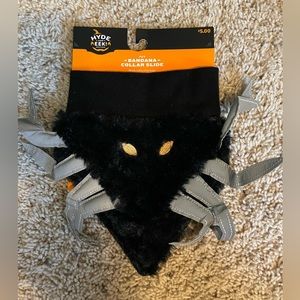 Hyde and Eek! Boutique Pet Halloween Spider Bandana Collar Slide